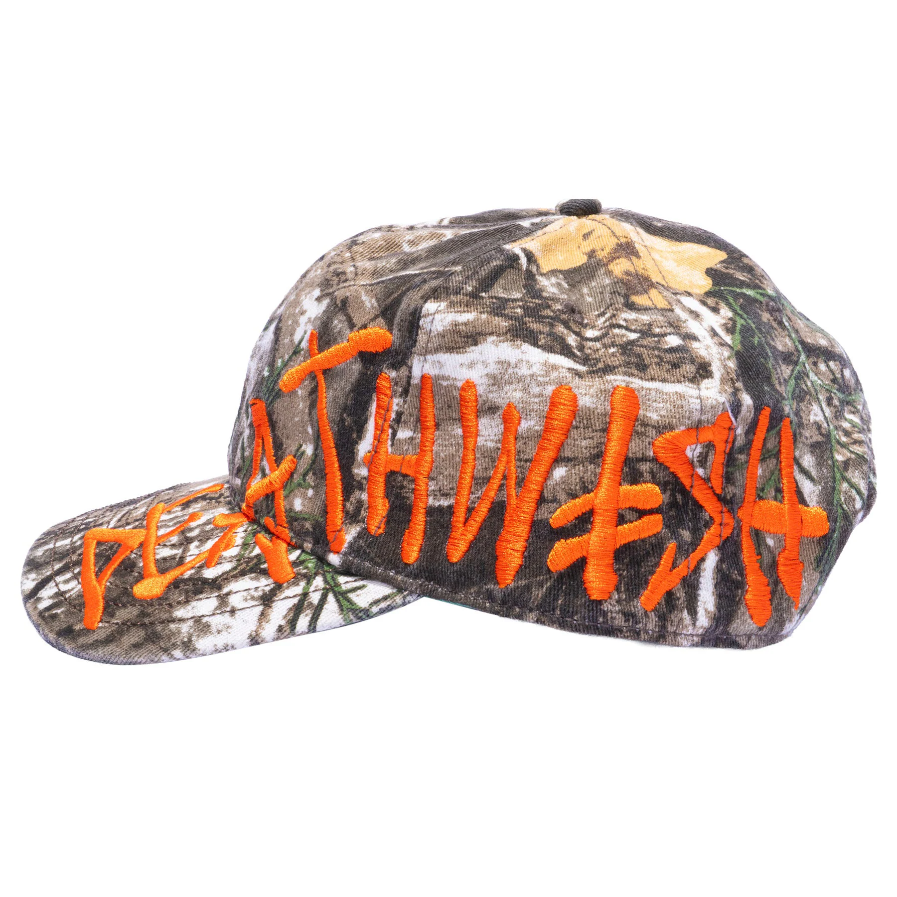 Deathwish Framework Dad Cap - Woodland Camo - Image 3