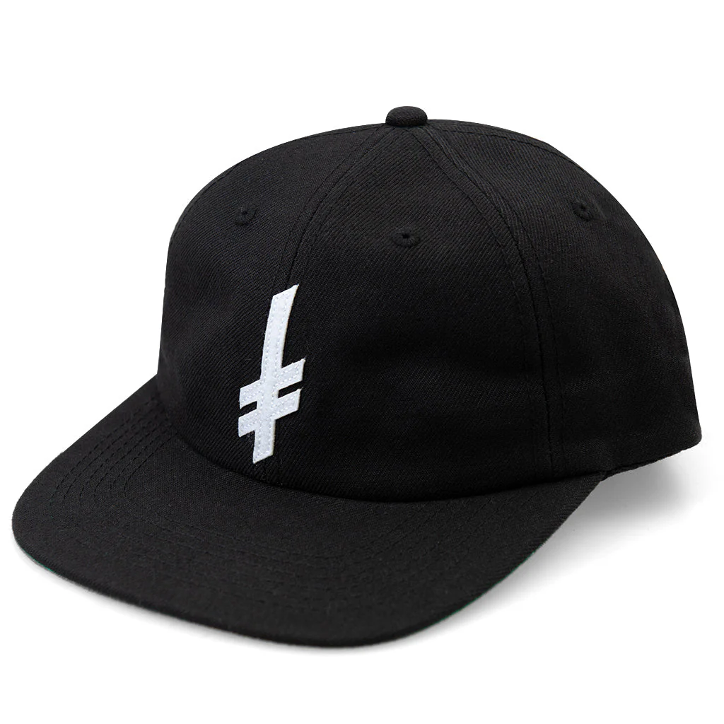 Deathwish Gang Logo Wool Snapback Cap - Black