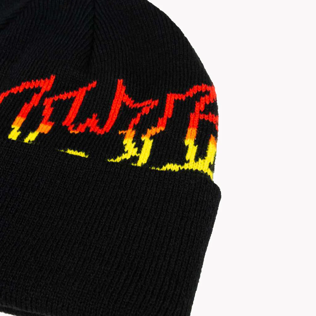 Deathwish Heavy Beanie - Black - Image 2