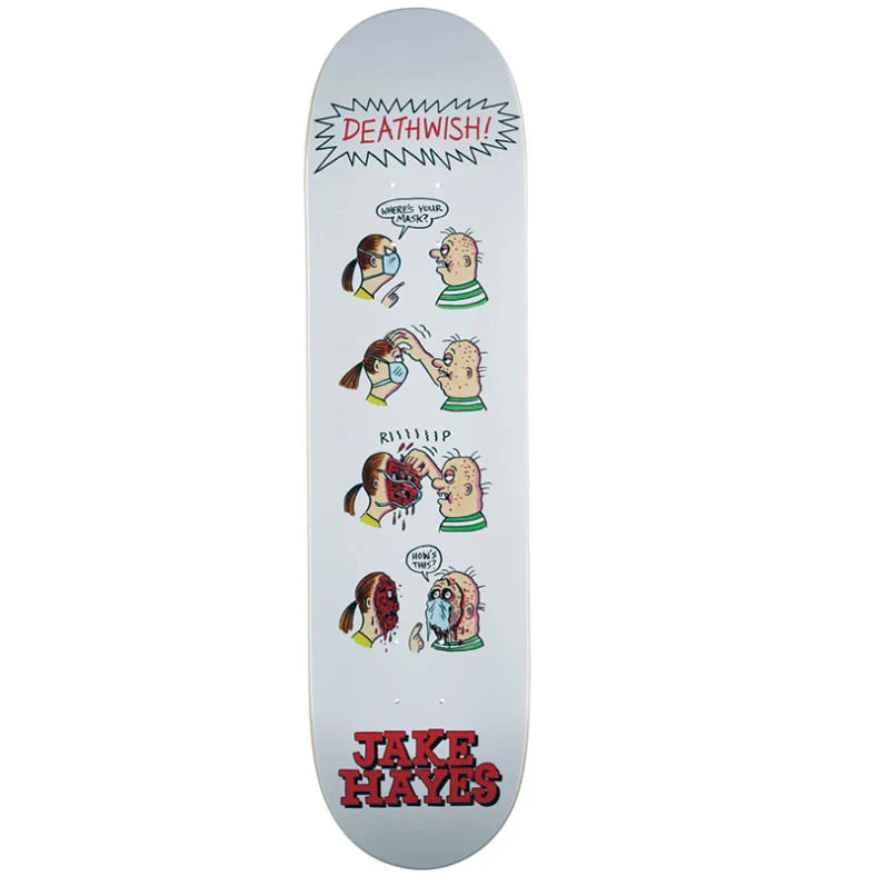 Deathwish Jake Hayes Quarantine Skateboard Deck - 8.00