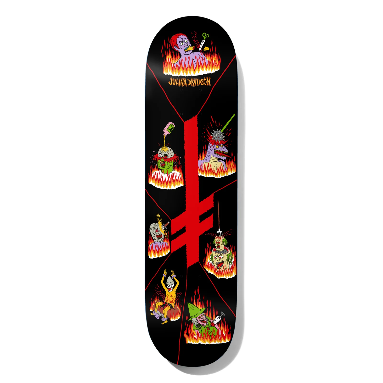 Deathwish Skateboards Julian Davidson Blasphemy Skateboard Deck - 8.5