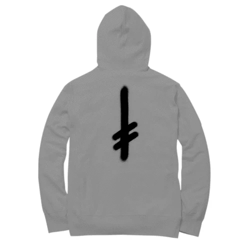 Deathwish The Truth Hoodie Heather Grey - Image 2