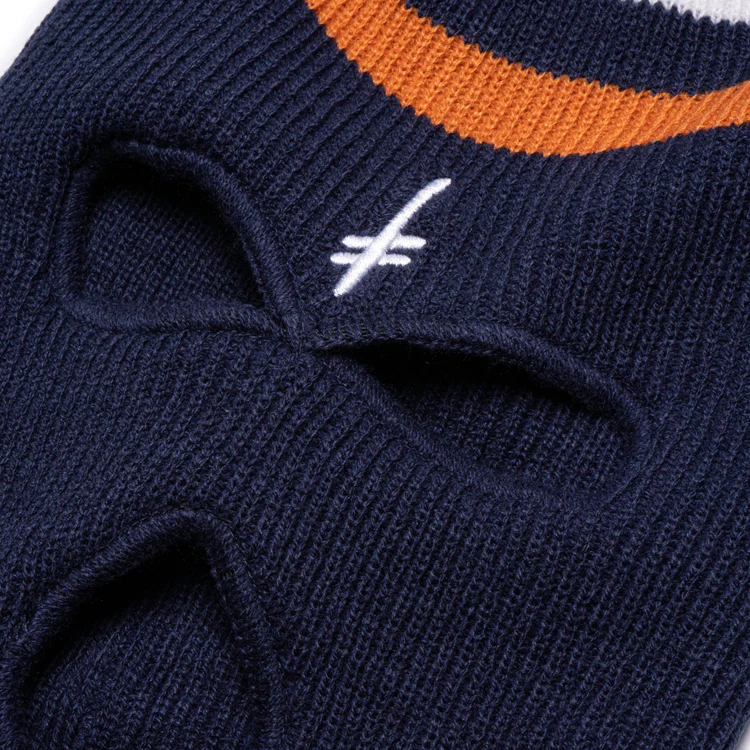 Deathwish Skateboards Gang Logo Ski Mask - Navy/Orange - Image 2