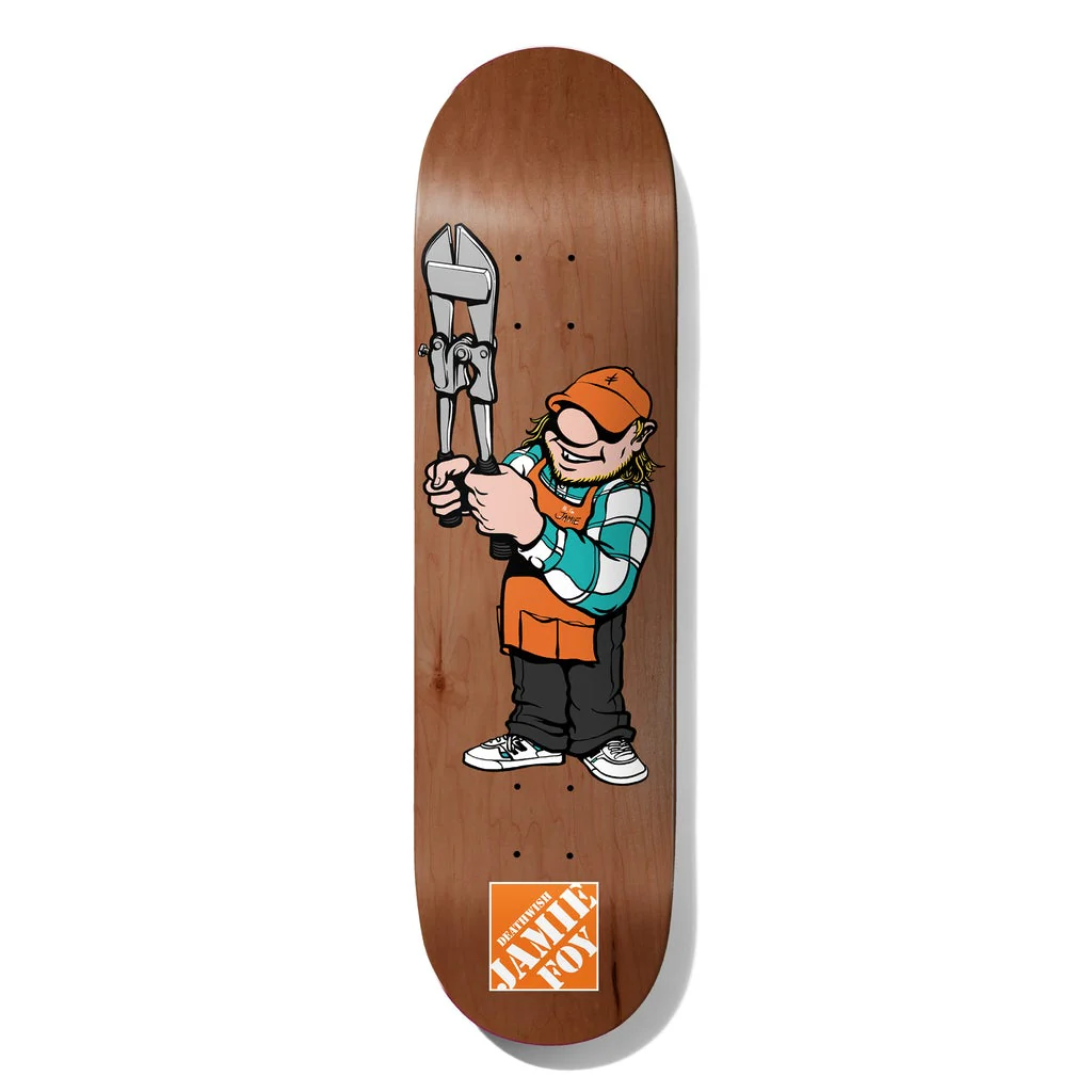 Deathwish Skateboards Jamie Foy Tool Man Skateboard Deck - 8.125