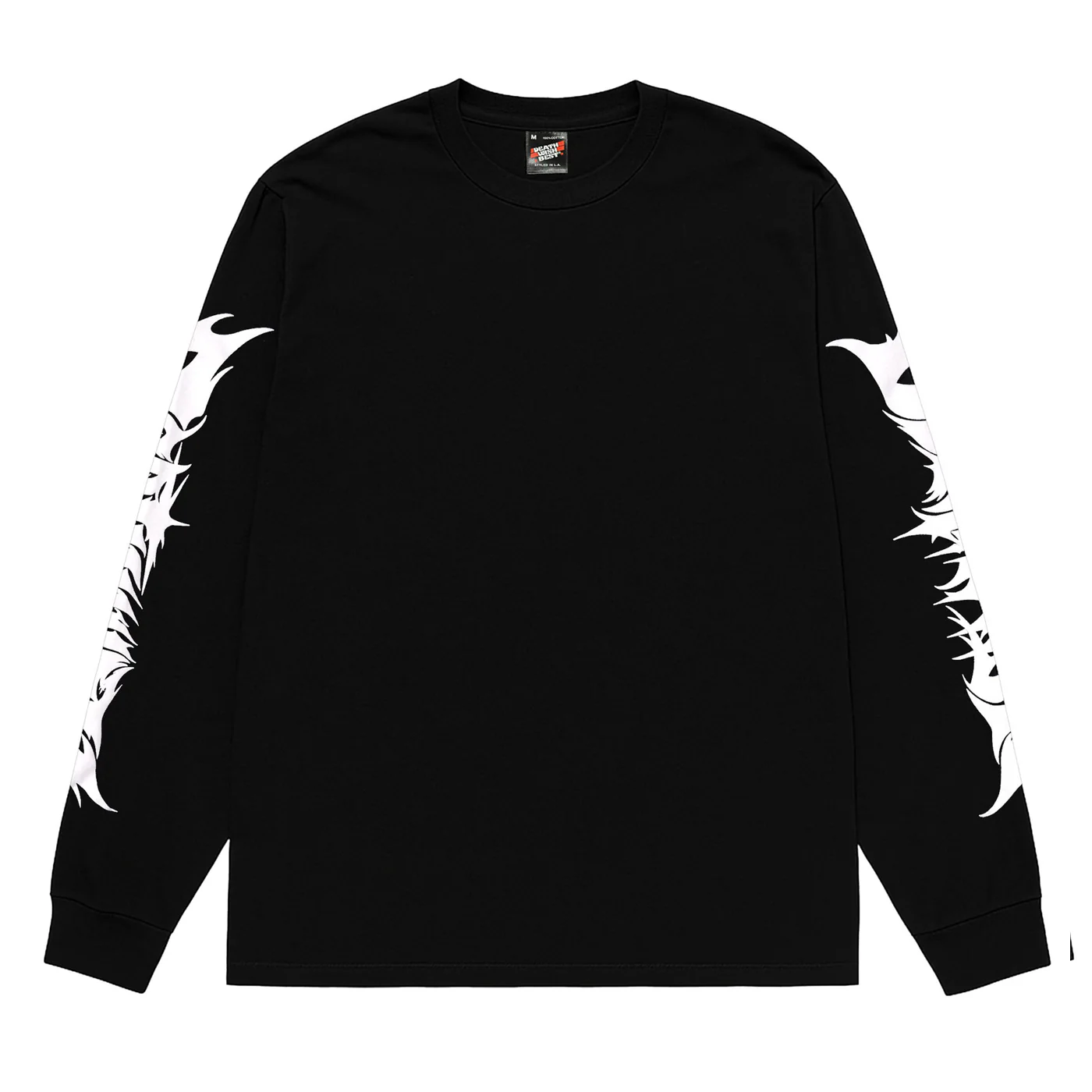 Deathwish Skateboards Saturday Night Long Sleeve Tee - Black - Image 2
