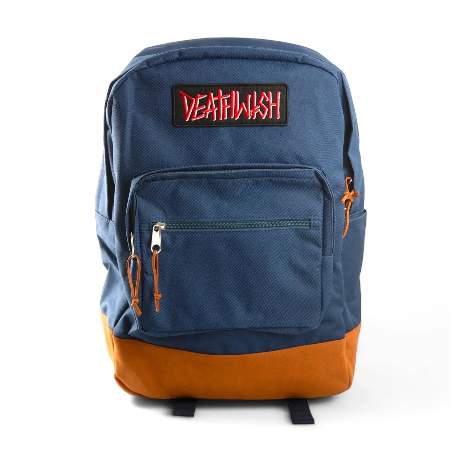 Deathwish Skateboards Deathspray Backpack - Navy/ Faux Suede