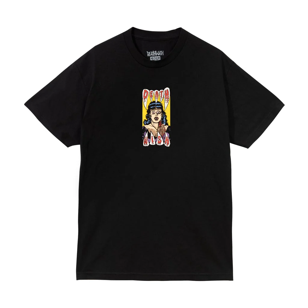 Deathwish Skateboards Take a Bite Outta DW T-Shirt - Black