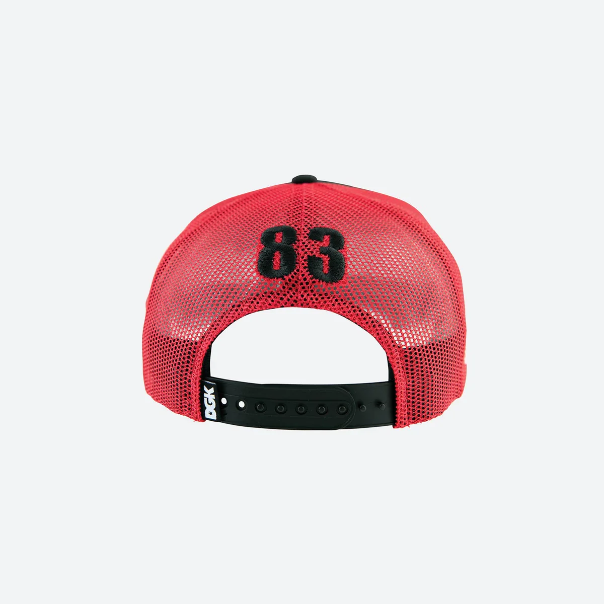 DGK Sakura Trucker Hat - Black / Red - Image 2