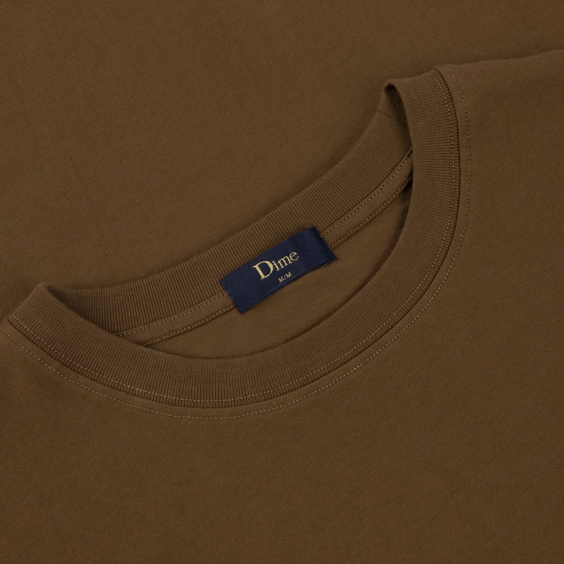 Dime MTL Bones T-Shirt - Dark Brown - Image 2