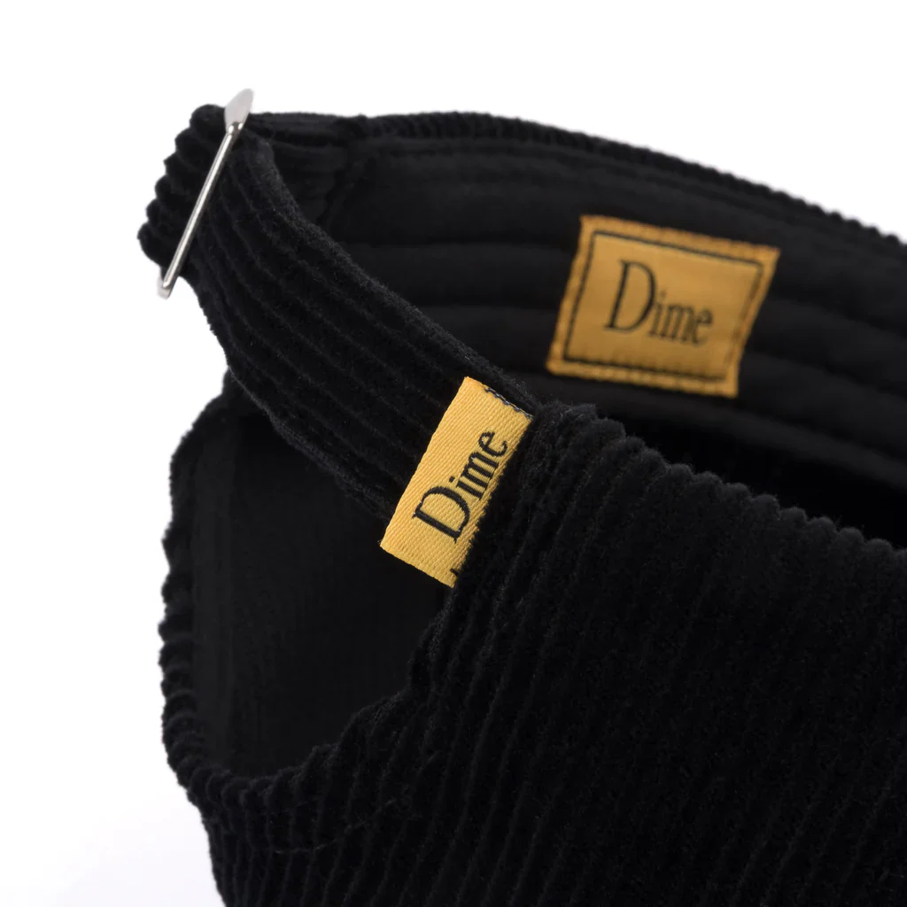 Dime MTL Classic Cord Low Pro Cap - Black - Image 3