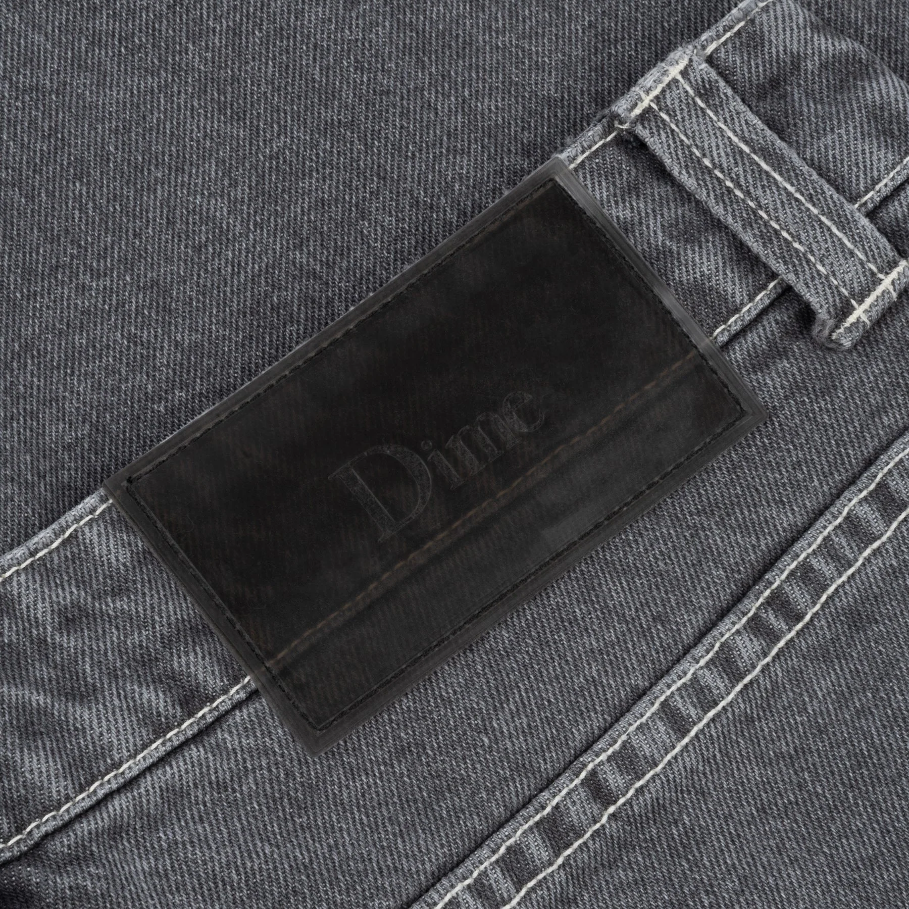 Dime MTL Classic Denim Shorts - Faded Black - Image 4