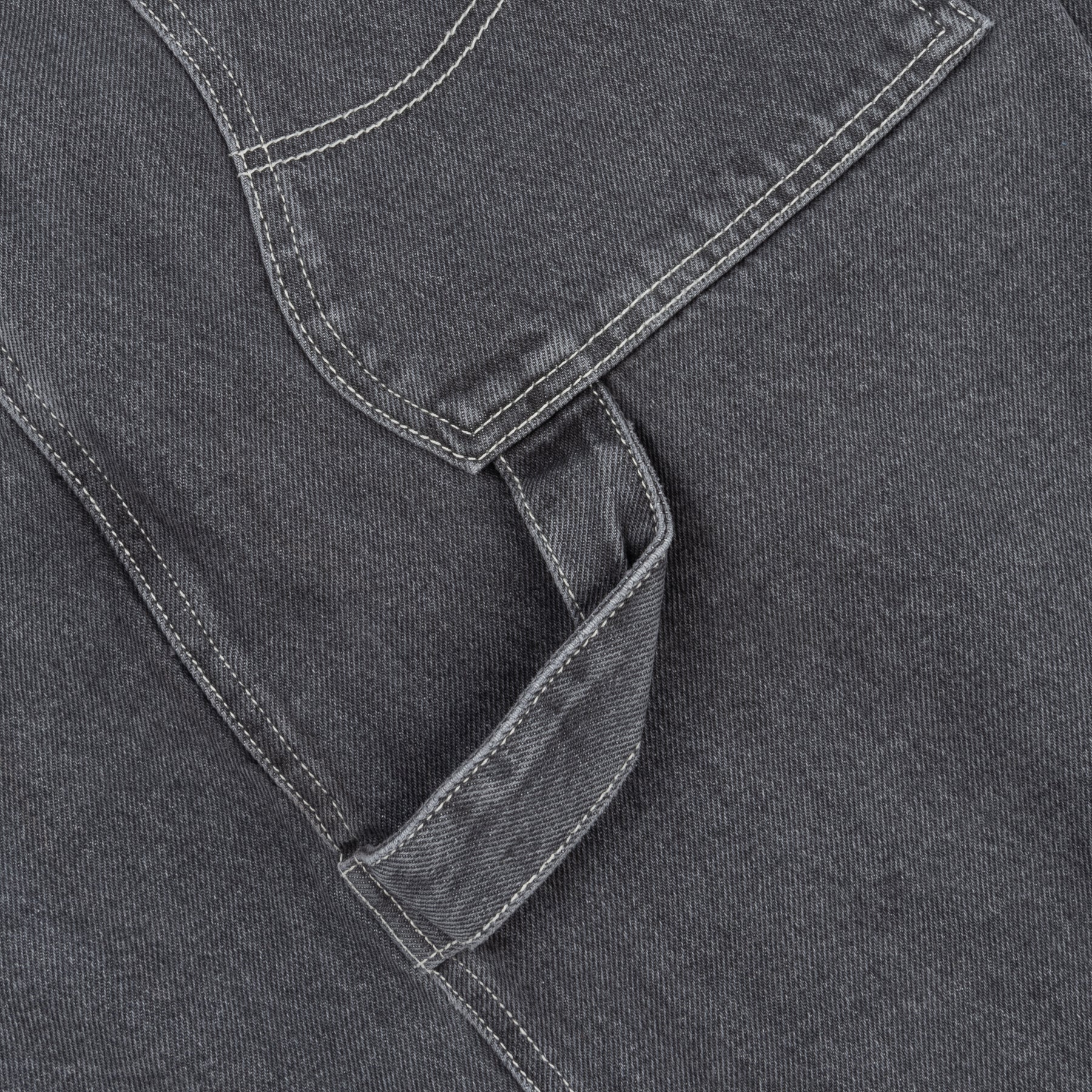 Dime MTL Classic Denim Shorts - Faded Black - Image 5