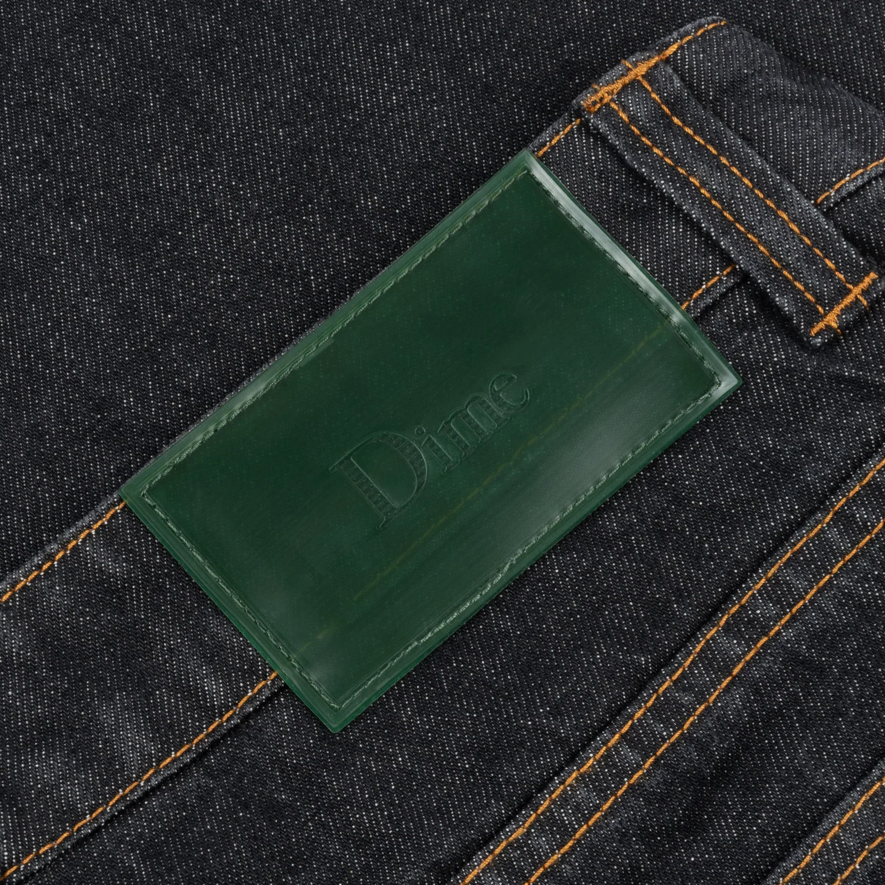 Dime MTL Classic Relaxed Denim Pants - Black Washed - Image 4