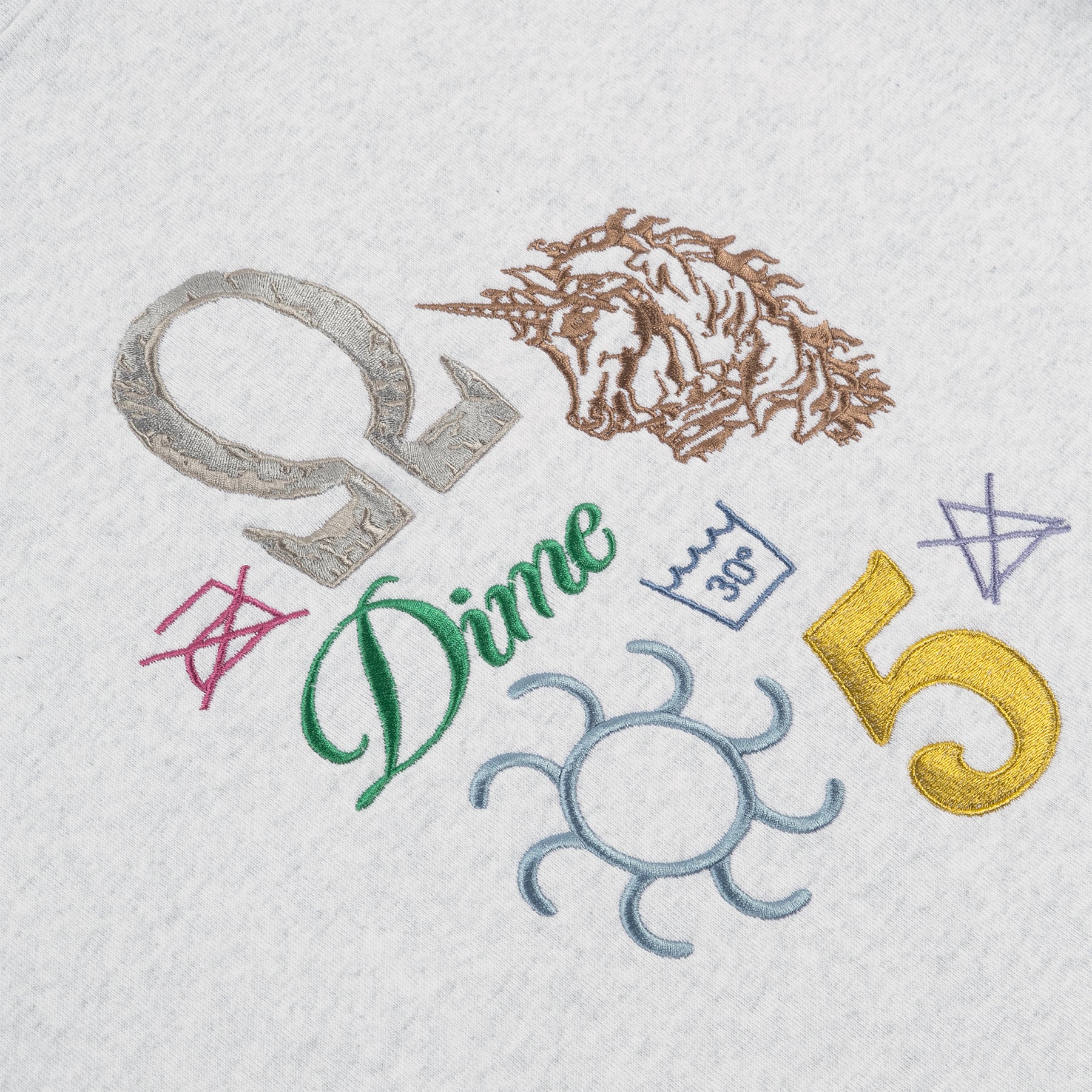 Dime MTL Codex Crewneck - Ash - Image 2