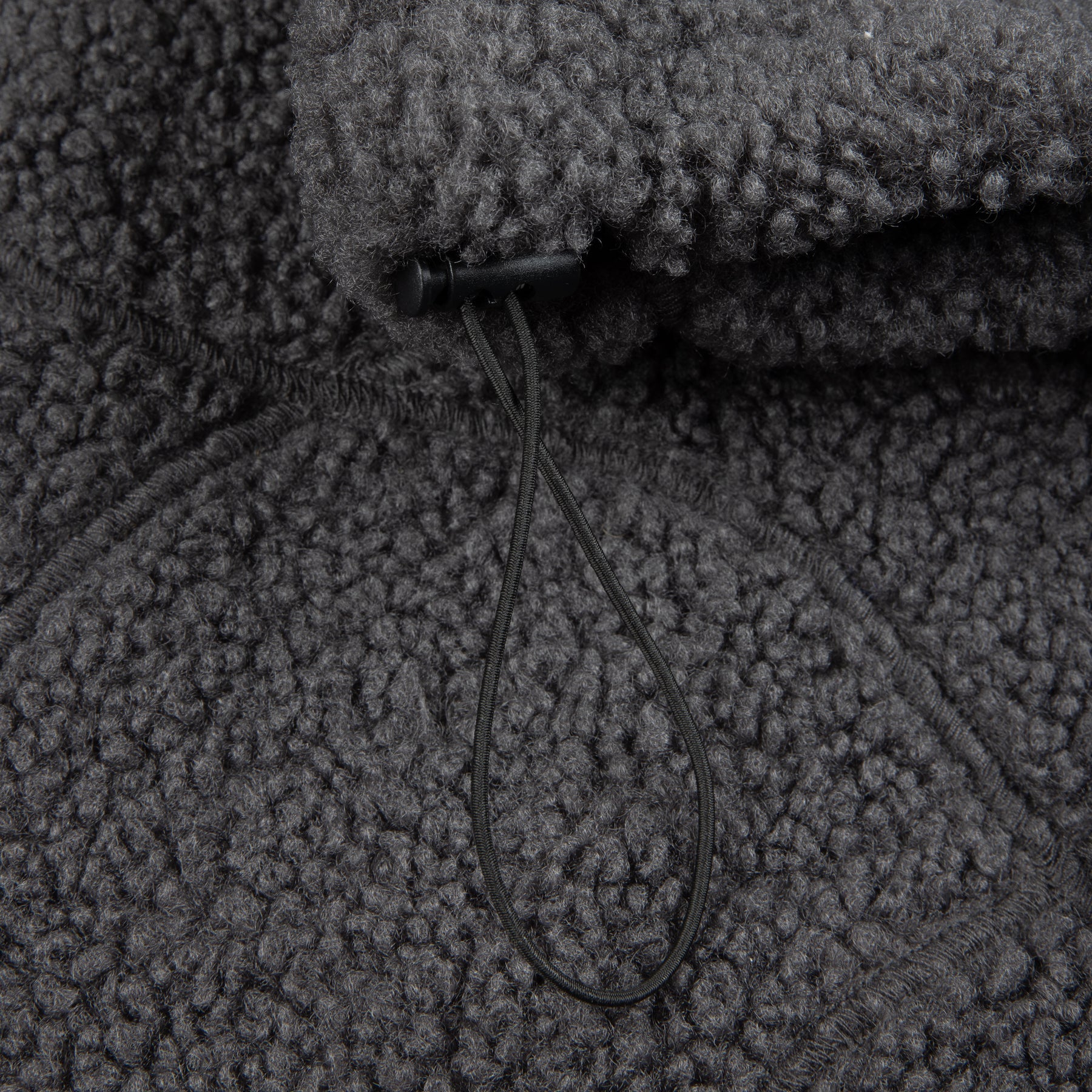 Dime MTL Coverstitch Sherpa Fleece - Charcoal - Image 4
