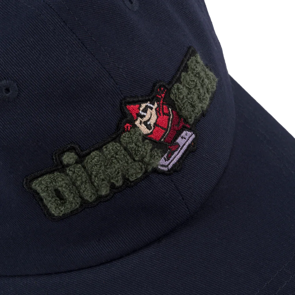 Dime MTL Crayon Chenille Low Pro Cap - Dark Blue - Image 2