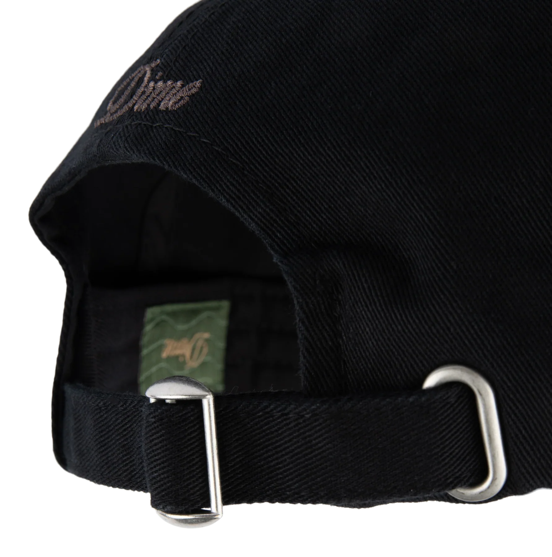 Dime MTL Cursive Low Pro Cap - Black / Midnight - Image 3