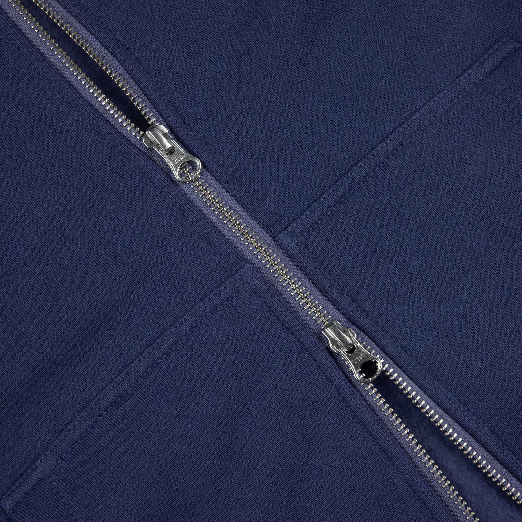 Dime MTL Cursive Zip Hoodie - Night Blue - Image 3