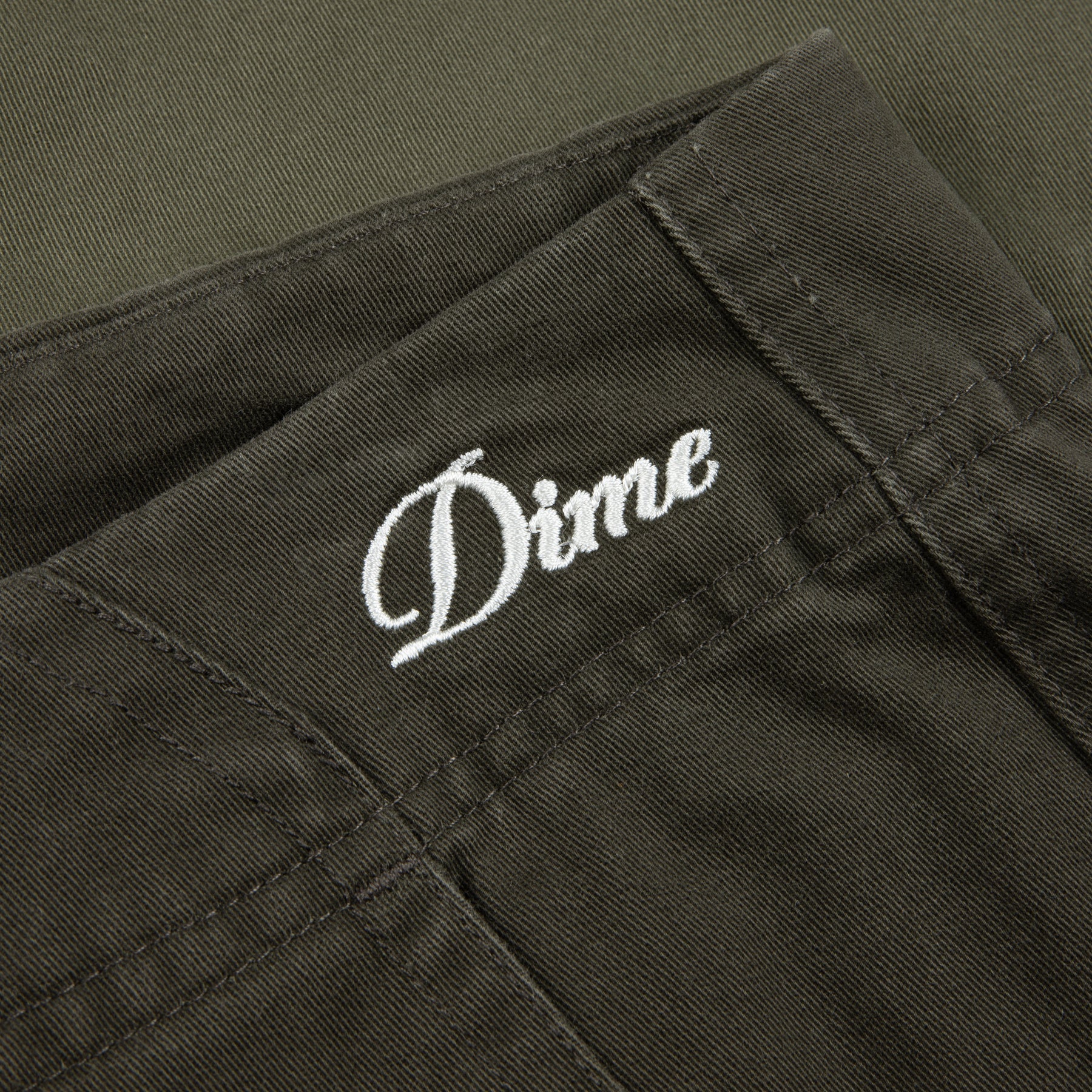 Dime MTL Fishing Cargo Pants - Olive - Image 2