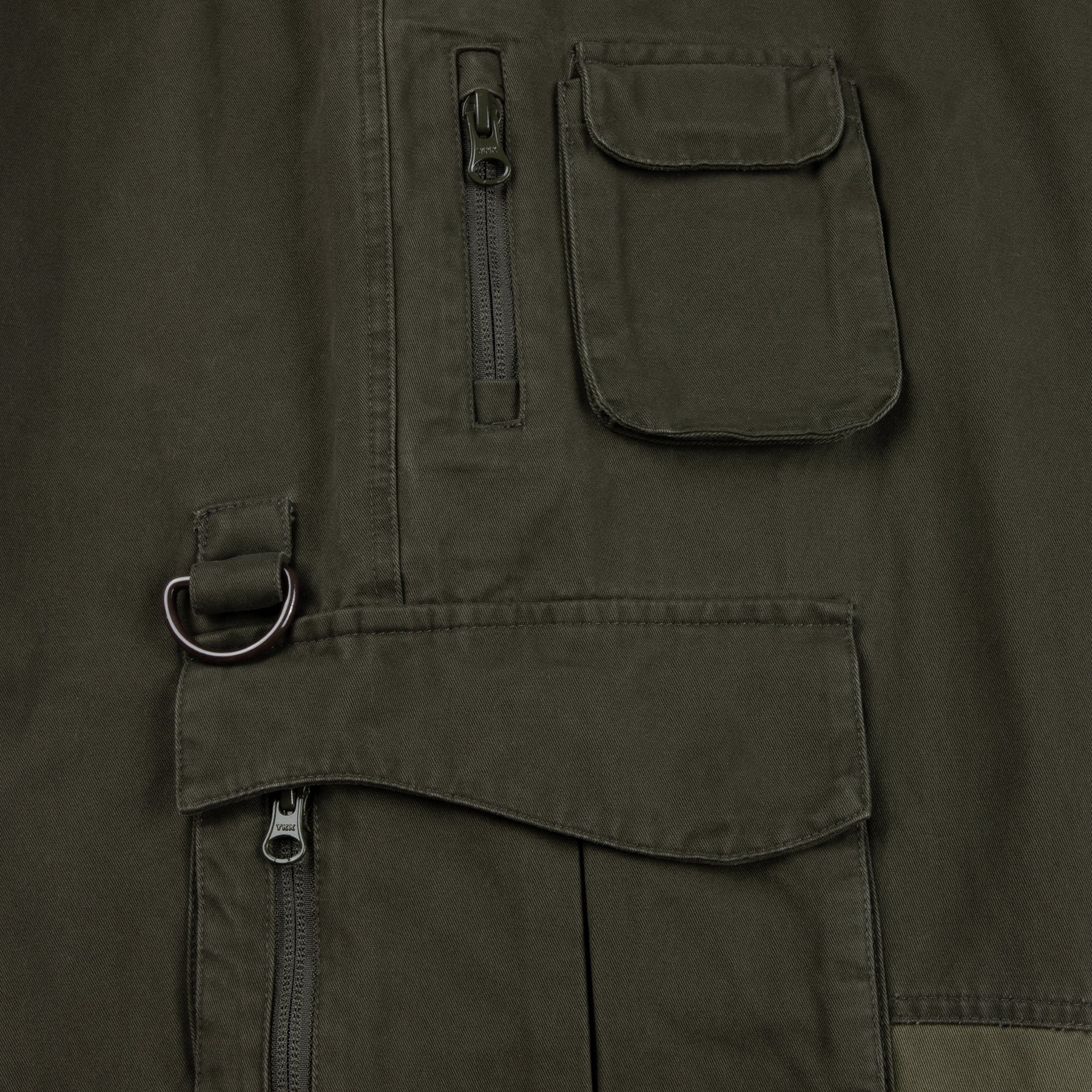 Dime MTL Fishing Cargo Pants - Olive - Image 5