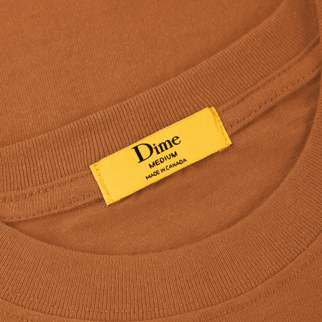 Dime MTL Maze T-Shirt - Ochre - Image 2