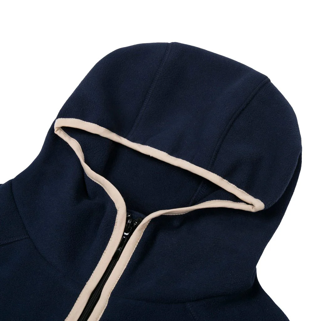 Dime MTL Polar Fleece Hooded Jacket - Navy - Image 3