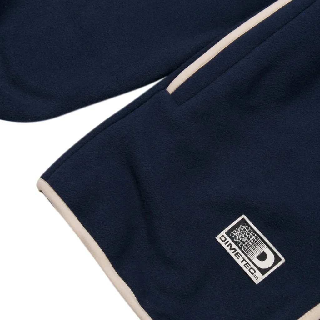 Dime MTL Polar Fleece Hooded Jacket - Navy - Image 4