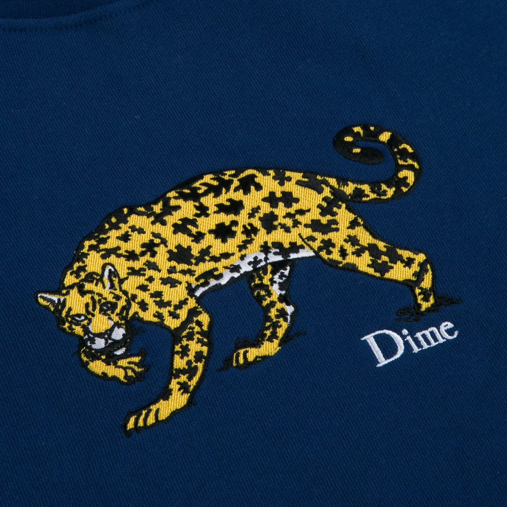 Dime MTL Puzzle Cat Crewneck Navy - Image 2
