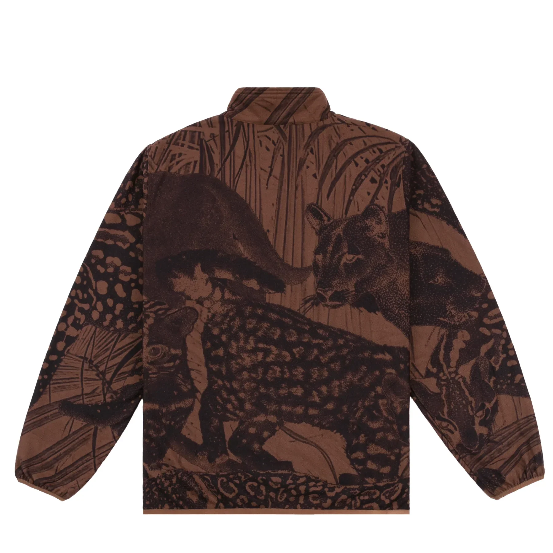 Dime MTL Safari Polar Zip Fleece - Sepia - Image 2