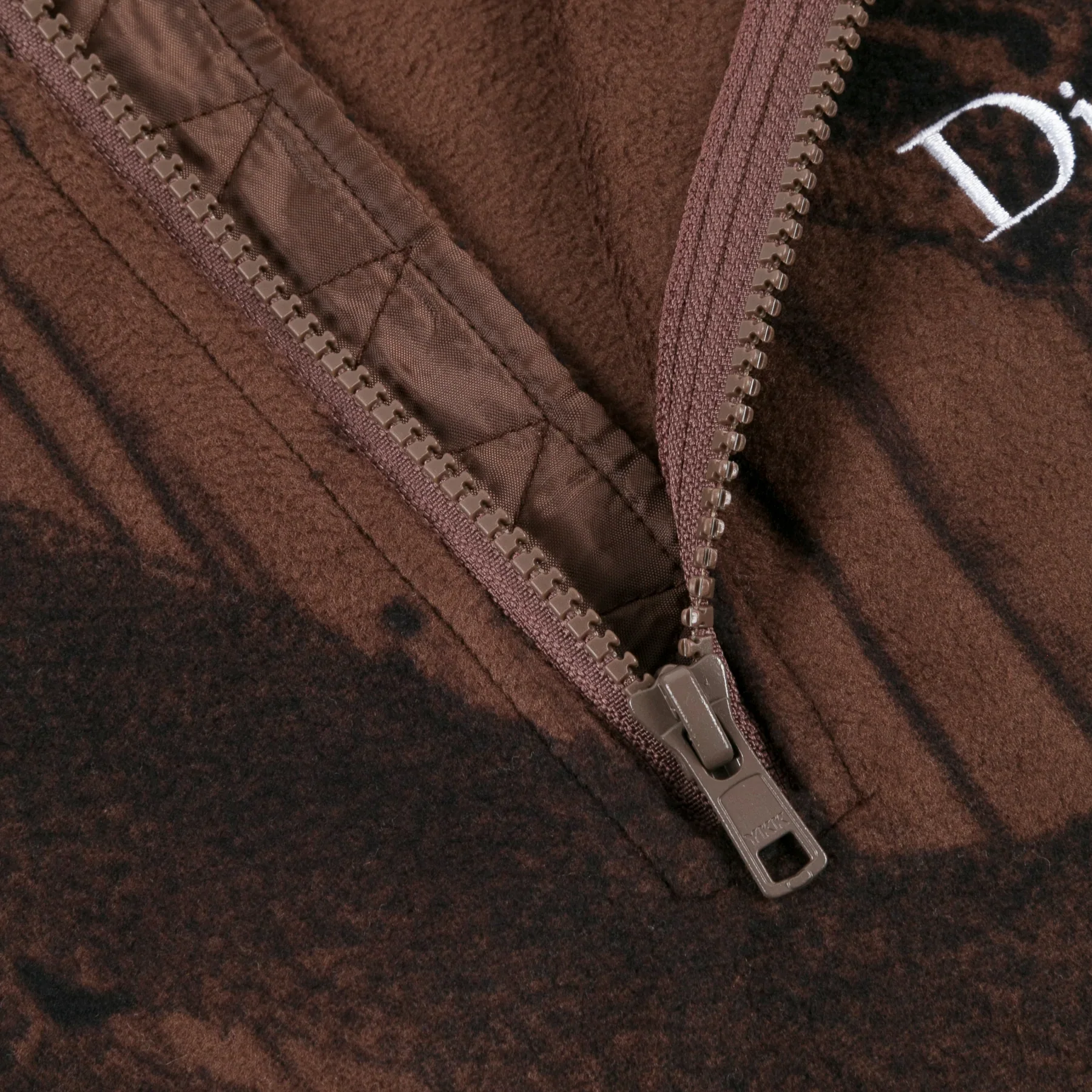 Dime MTL Safari Polar Zip Fleece - Sepia - Image 4