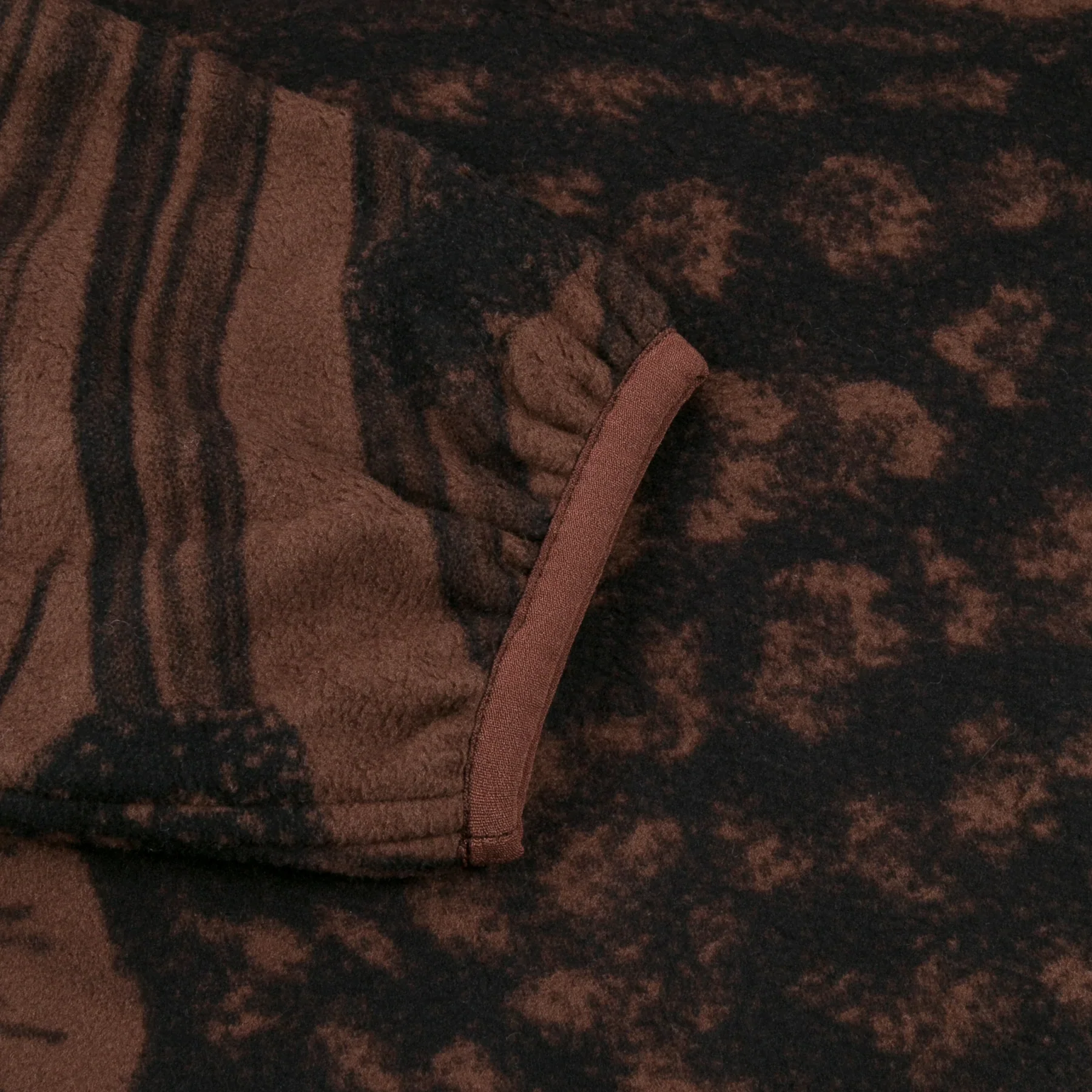 Dime MTL Safari Polar Zip Fleece - Sepia - Image 5