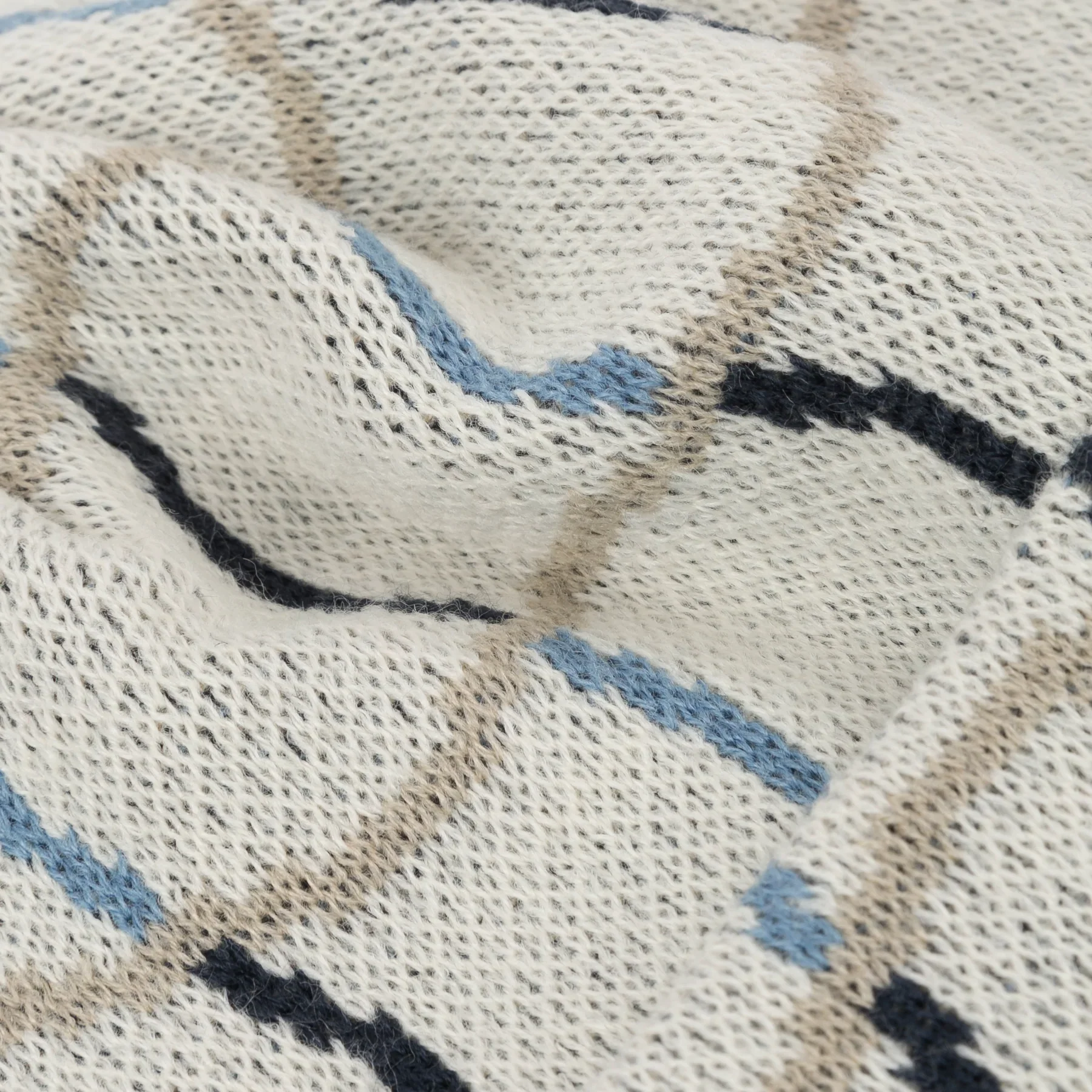 Dime MTL Wave Checkered Beanie - Bone - Image 2