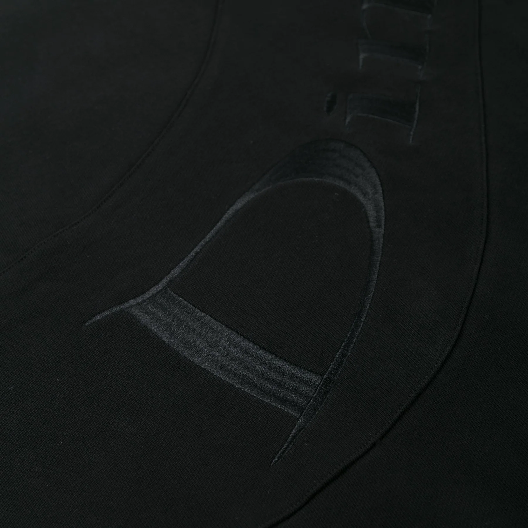 Dime MTL Wave Terry Crewneck - Black - Image 3