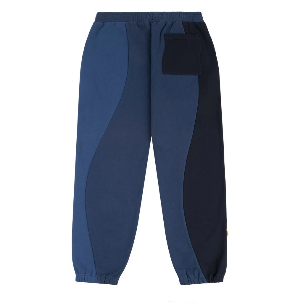 Dime MTL Wavy 3-Tone Sweatpants Blue - Image 2