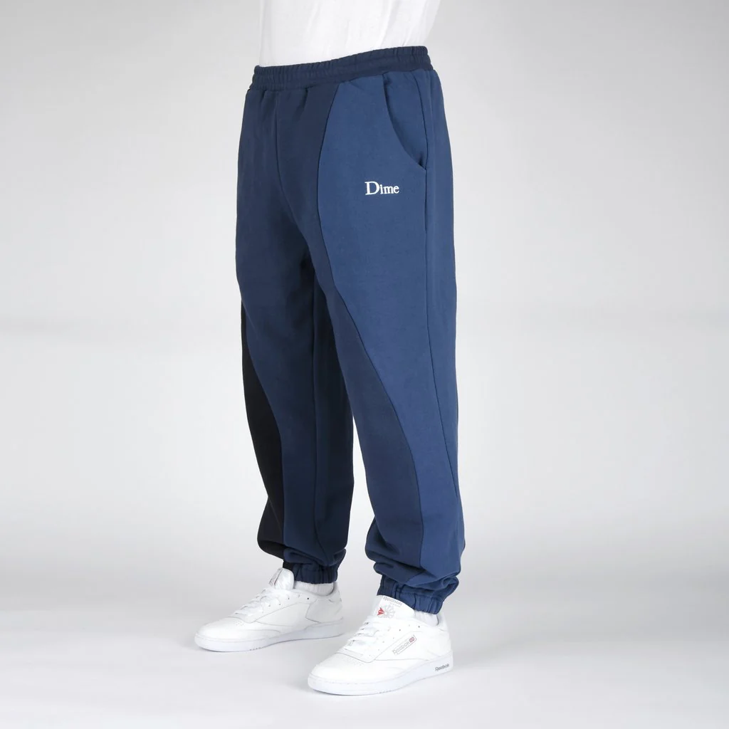 Dime MTL Wavy 3-Tone Sweatpants Blue - Image 6