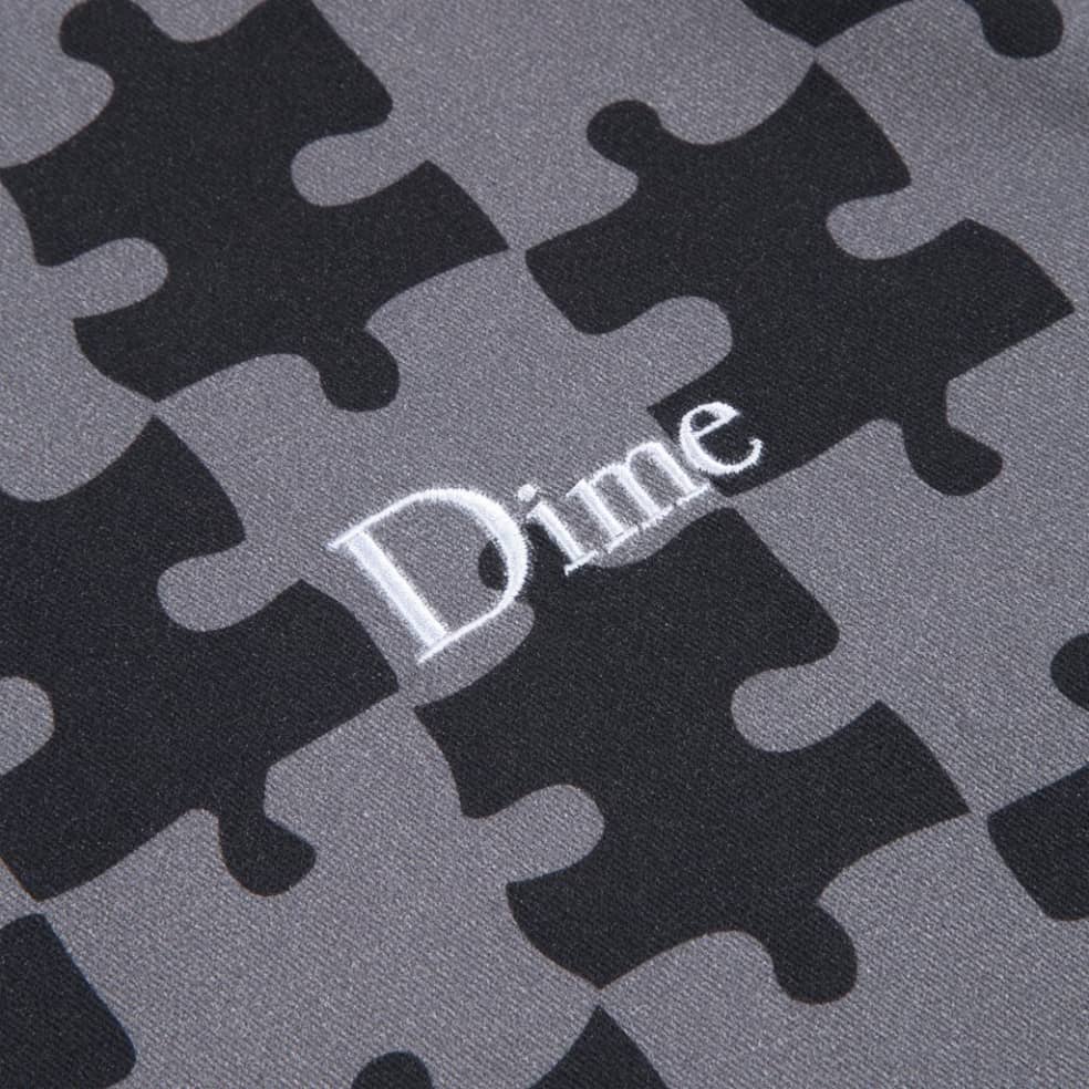 DIME Puzzle Twill Jacket - Charcoal / Black - Image 3