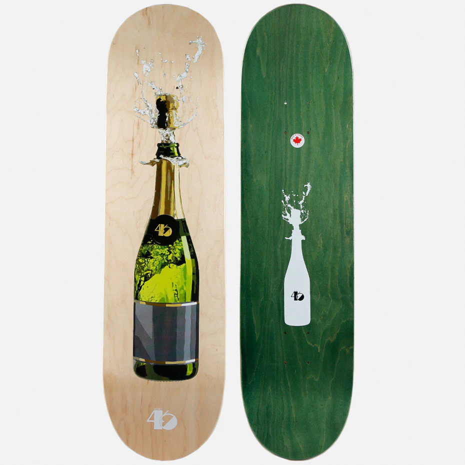 District 46 Champagne Skateboard Deck - 8.25 - Image 2