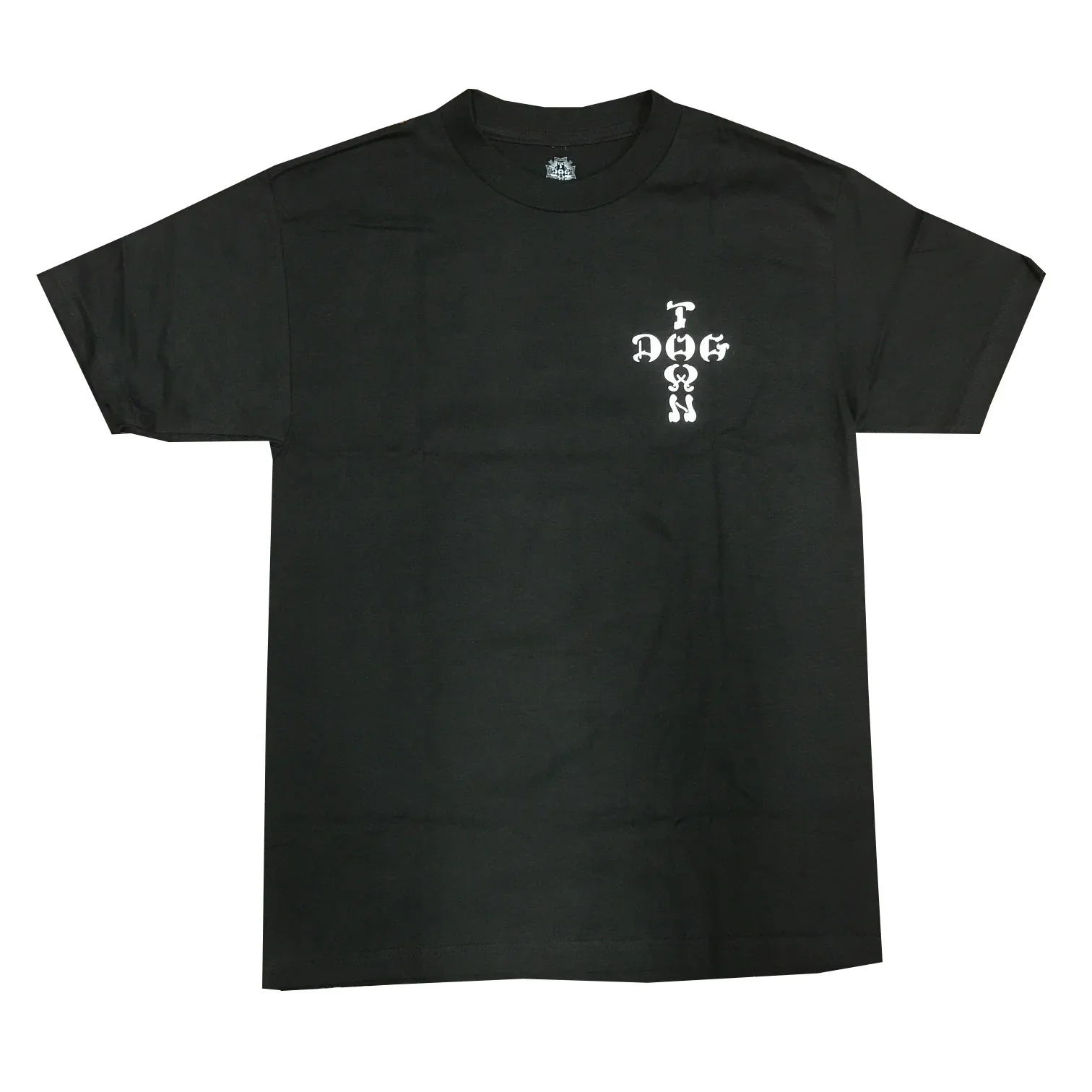 Dogtown Cross Logo T-Shirt - Black / White - Image 2