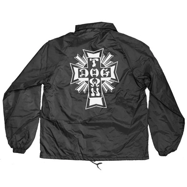 Dogtown Cross Logo Windbreaker - Black - Image 2