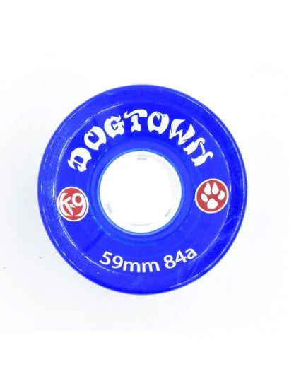 Dogtown K-9 Cruiser Skateboard Wheels 59mm x 84a - Clear Blue