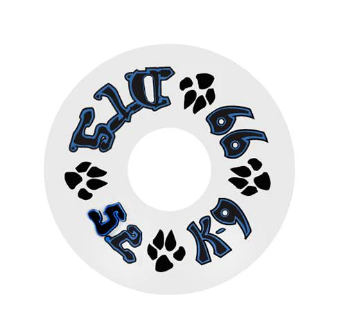 Dogtown K-9 Street Skateboard Wheels 52mm x 99a - White