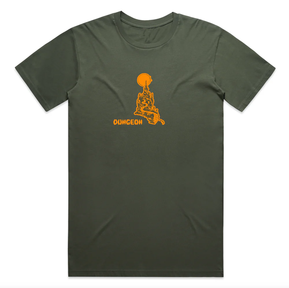 Dungeon Endless Quest T-Shirt - Olive Green - Image 2