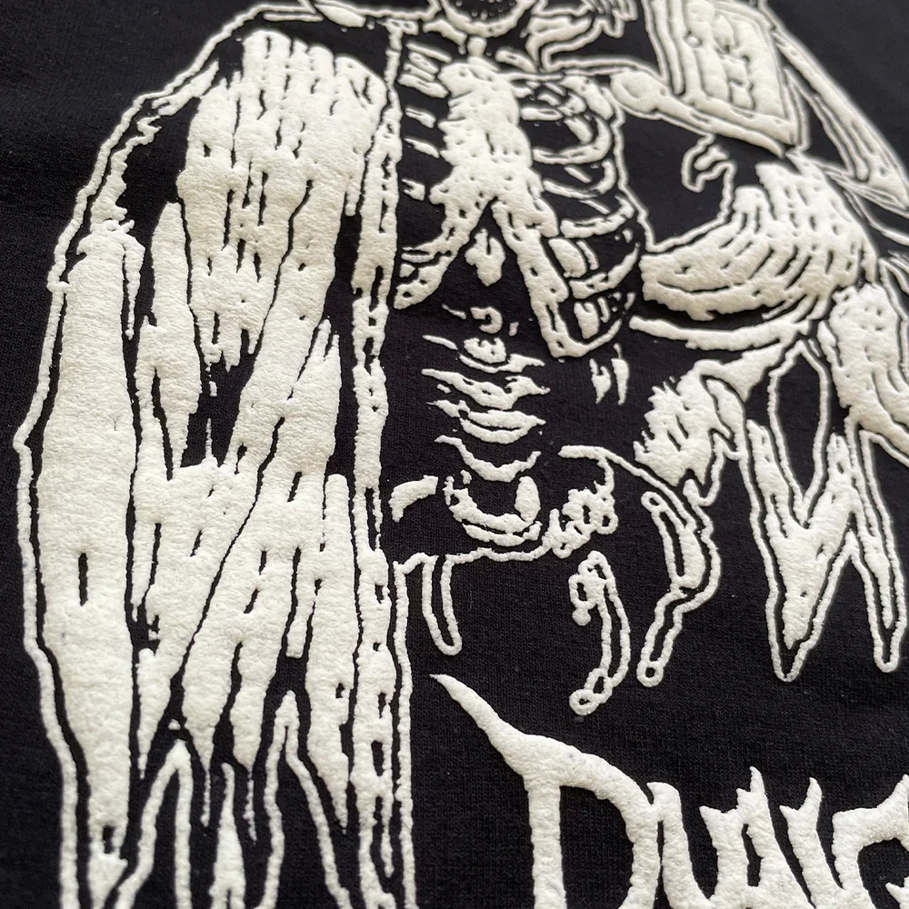 Dungeon Lights Out Crewneck Sweatshirt - Black With Glow In The Dark Print - Image 2