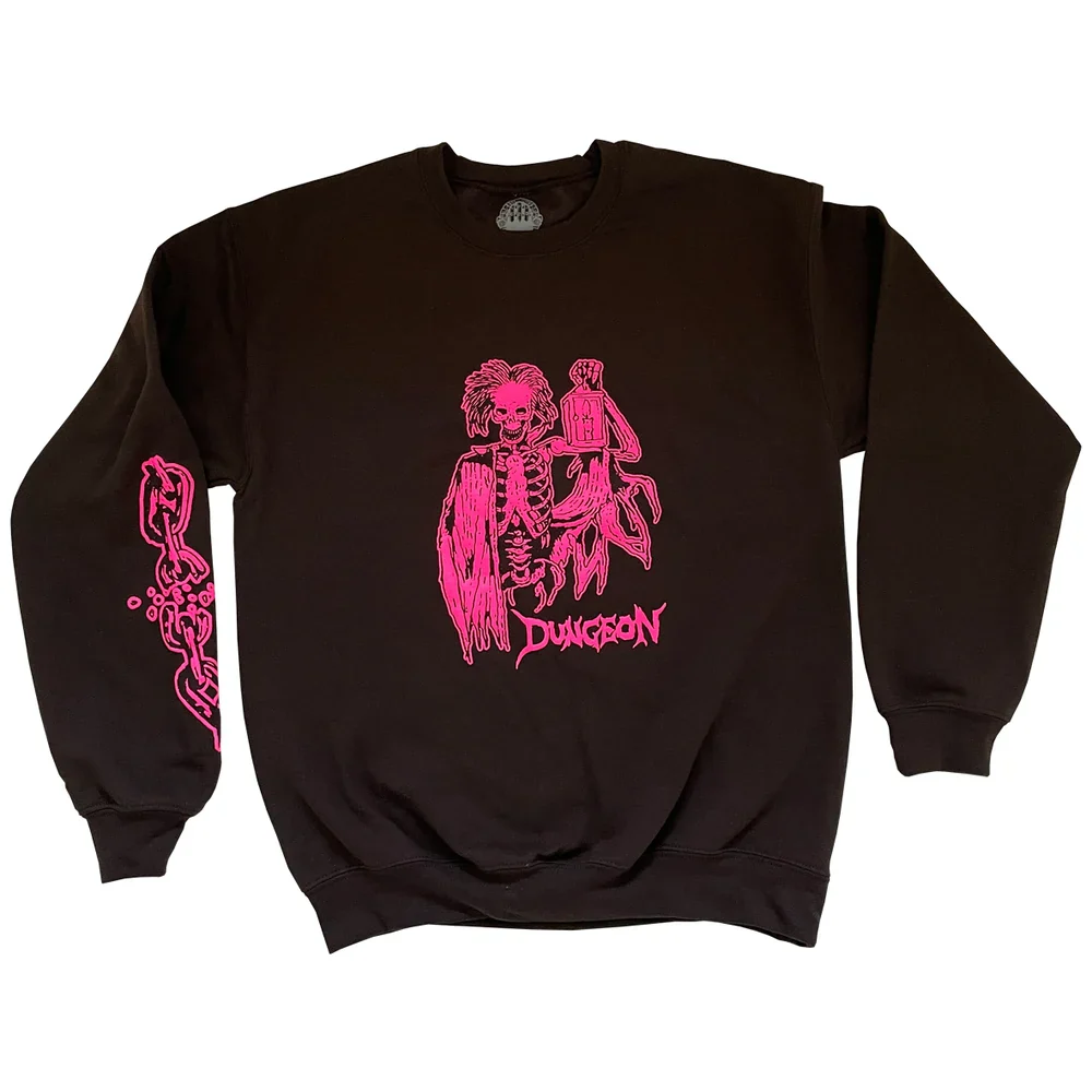 Dungeon Lights Out Crewneck Sweatshirt - Brown