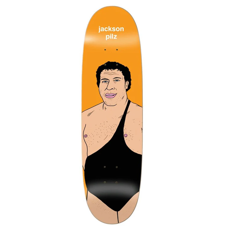 Enjoi Jackson Pilz Body Slam WWE R7 Egg Shaped Skateboard Deck - 9.125