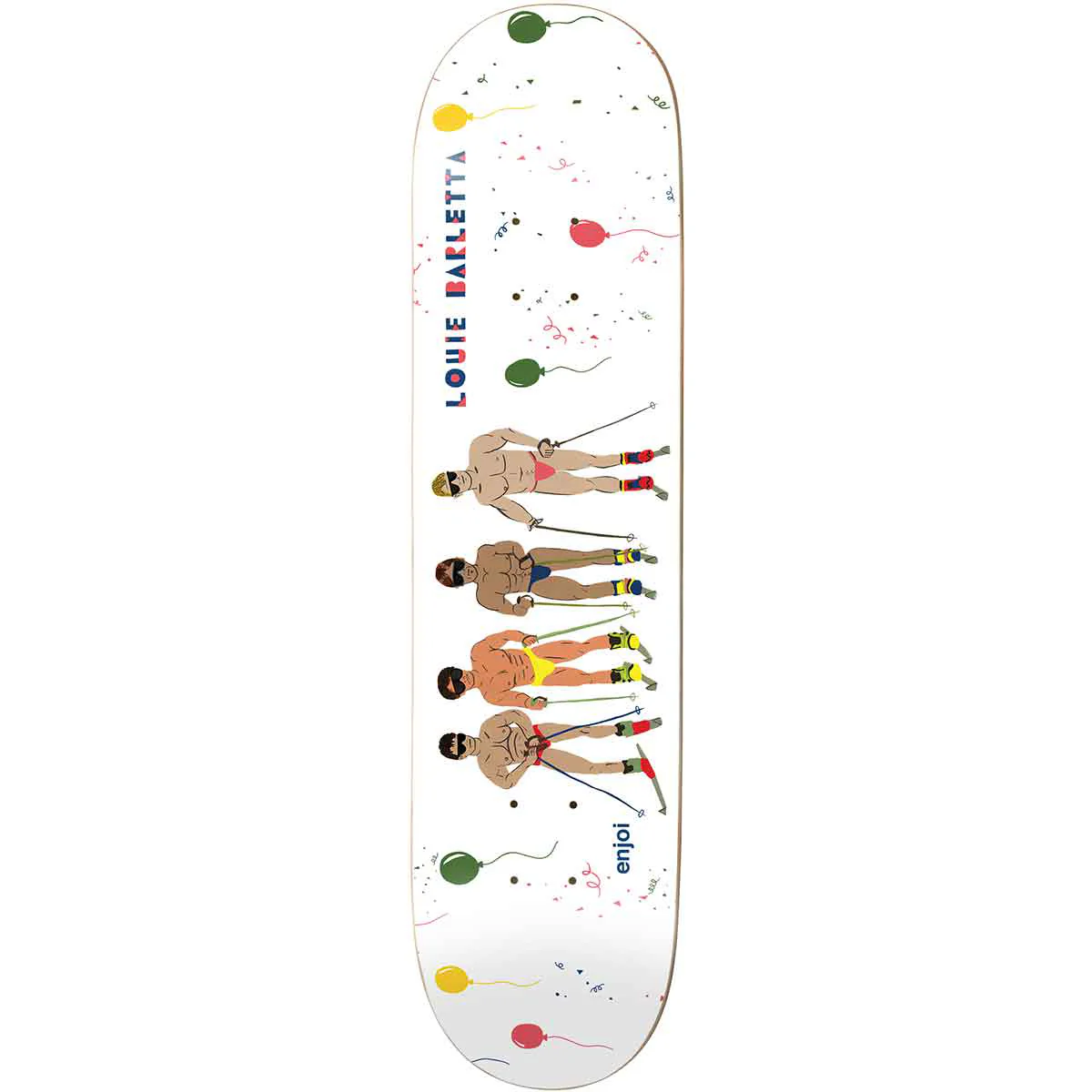 Enjoi Skateboards Louie Barletta Over Board Impact Light Skateboard Deck - 8.25