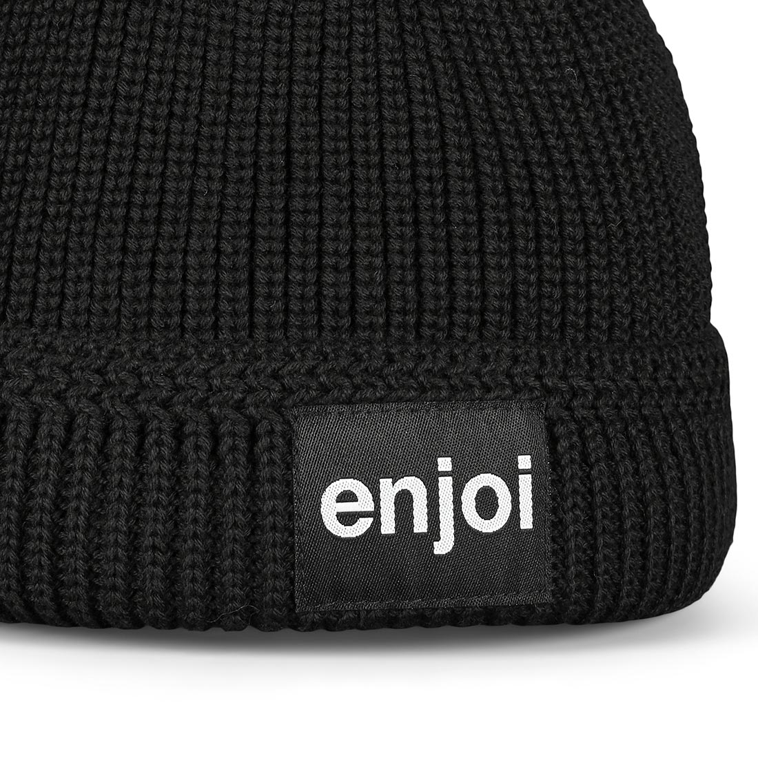 Enjoi Skateboards Reversible Logo Beanie - Black - Image 2
