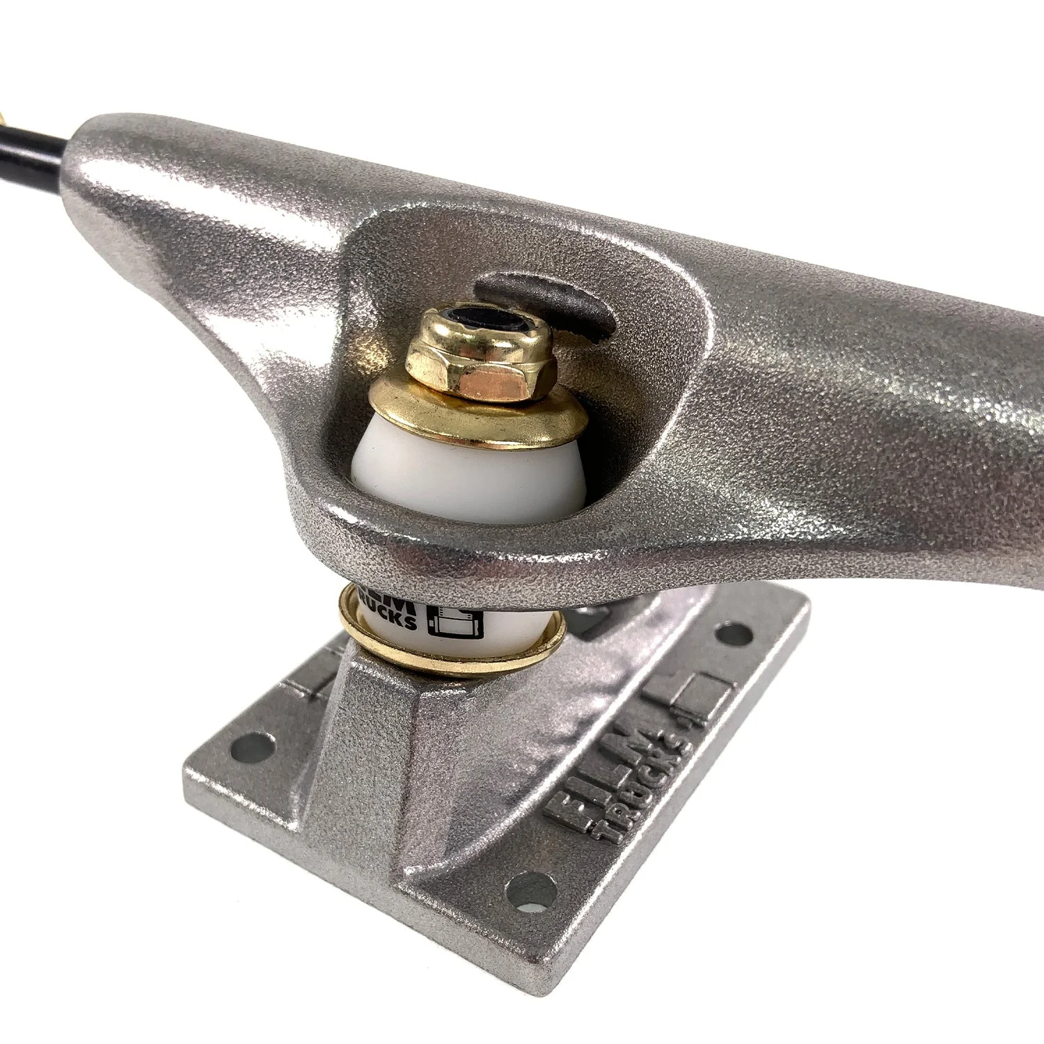 Film Trucks Raw Gold Polished Skateboard Trucks - 5.5 (Pair) - Image 3