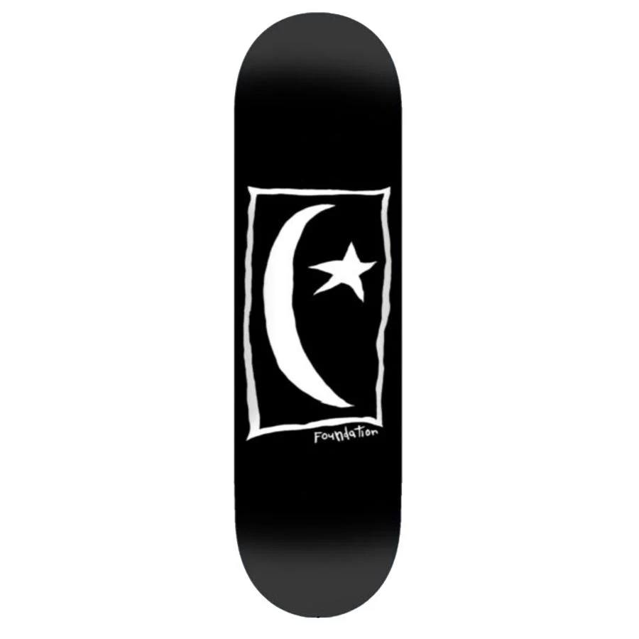 Foundation Star & Moon Square Skateboard Deck - 8.25