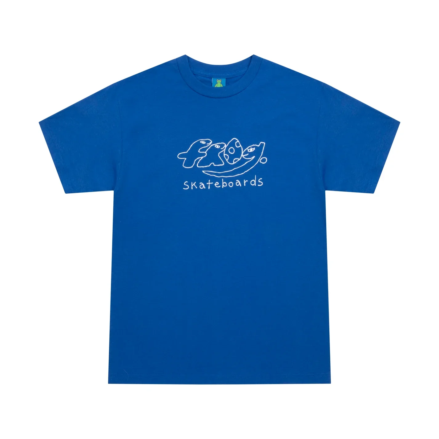Frog Skateboards Dino Logo Tee - Royal Blue